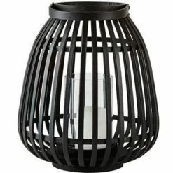 Auslauf ? Villa Collection LANTERNS Laterne - Ø 25 Cm - Höhe 30 Cm - Schwarz ?