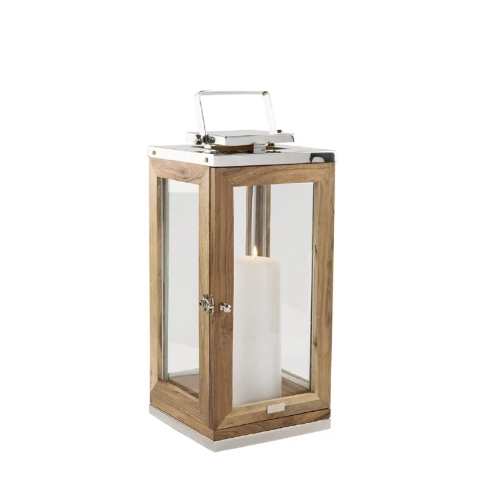 Neu ? Fink Living Fink TOLEDO Laterne - 43x20 Cm - Braun ⌛ 1 Neu ? Fink Living Fink TOLEDO Laterne - 43x20 Cm - Braun ⌛