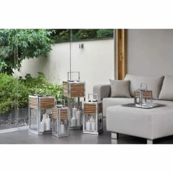 Bestes Angebot ? Fink Living Fink GENUA Laterne Hoch - 30x30 Cm - H 60 Cm - Silberfarben ? -Applicata-shop unnamed file 1746