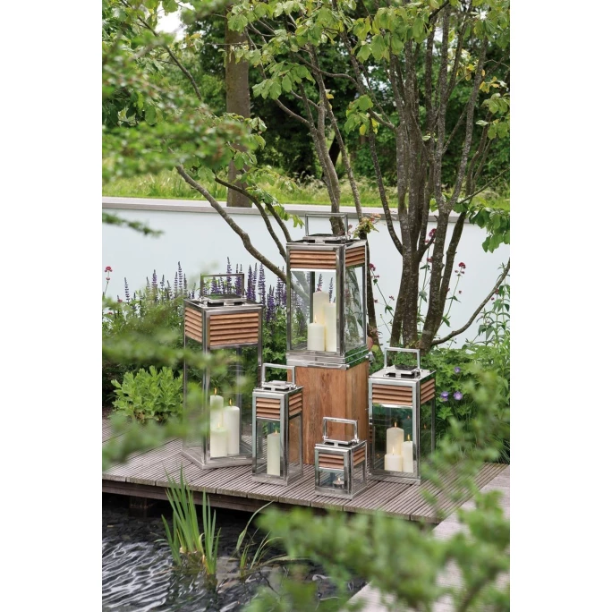 Besorgen ? Fink Living Fink GENUA Laterne Flach - 18x18 Cm - H 25 Cm - Silberfarben ? 3 Besorgen ? Fink Living Fink GENUA Laterne Flach - 18x18 Cm - H 25 Cm - Silberfarben ? – Bild 3