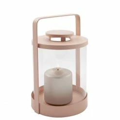 Blitzangebot ⌛ Fink Living Fink Lupita Laterne - 15,7x16,5x25,8 Cm - Rose ⭐