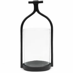 Angebote ? Riviera Maison Rivièra Maison Saxon Laterne - Ø 18 Cm - Höhe 42 Cm - Schwarz ?