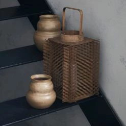 Bestpreis ? House Doctor Laterne Asi - 24x24x46 Cm - Natur ? -Applicata-shop unnamed file 1764