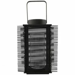 Schlussverkauf ❤️ House Doctor Laterne Asi - 24x24x46 Cm - Dunkelgrau ?