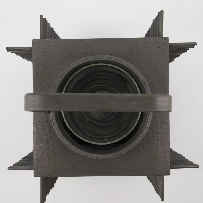 Schlussverkauf ❤️ House Doctor Laterne Asi - 24x24x46 Cm - Dunkelgrau ? 2 Schlussverkauf ❤️ House Doctor Laterne Asi - 24x24x46 Cm - Dunkelgrau ? – Bild 2