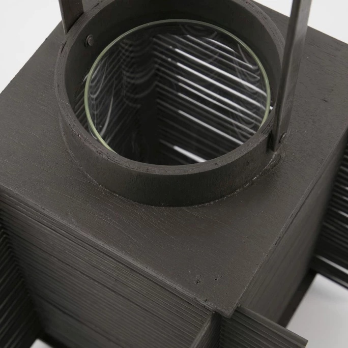 Schlussverkauf ❤️ House Doctor Laterne Asi - 24x24x46 Cm - Dunkelgrau ? 3 Schlussverkauf ❤️ House Doctor Laterne Asi - 24x24x46 Cm - Dunkelgrau ? – Bild 3