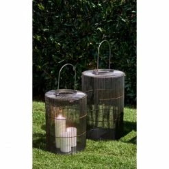 Auslauf ? Lambert Kazumi Laterne - Höhe 48 Cm - Ø 30 Cm - Graphit ? -Applicata-shop unnamed file 1809