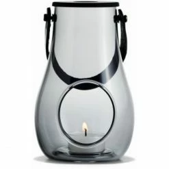 Angebote ✔️ Holmegaard DWL Glaslaterne - Höhe 16 Cm - Smoke ✨