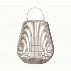 Billig ? Blomus NIDEA Laterne - Small - Ø 45,5 Cm - Höhe 52,5 Cm - Mourning Dove ⭐