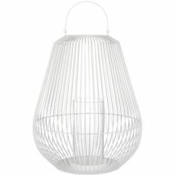 Blitzangebot ? Blomus NIDEA Laterne M - Ø 50,5 Cm - Höhe 76 Cm - White ?