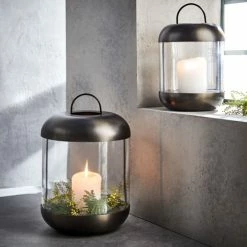 Angebote ? Lambert Sala Laterne - Höhe 35 Cm - Ø 23 Cm - Dunkel Bronze ? -Applicata-shop unnamed file 1857