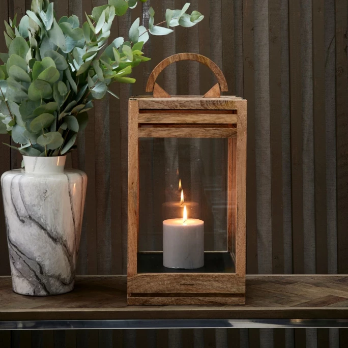 Schlussverkauf ? Riviera Maison Rivièra Maison Henderson Laterne - 26x26x56 Cm - Natürlich ? 3 Schlussverkauf ? Riviera Maison Rivièra Maison Henderson Laterne - 26x26x56 Cm - Natürlich ? – Bild 3