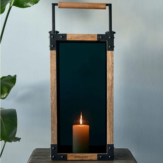 Bestpreis ? Riviera Maison Rivièra Maison Loft Laterne L - 26x26x42 Cm - Schwarz ? 2 Bestpreis ? Riviera Maison Rivièra Maison Loft Laterne L - 26x26x42 Cm - Schwarz ? – Bild 2