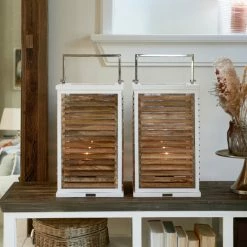 Angebote ? Riviera Maison Rivièra Maison Ocean Cay Laterne - 24x24x40,5 Cm - Natürlich ? -Applicata-shop unnamed file 1890