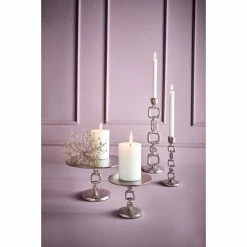 Angebote ? Lambert Guccio Kerzenleuchter Klein - Höhe 22 Cm - Vernickelt ? -Applicata-shop unnamed file 197