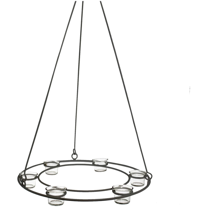 Schlussverkauf ? Storefactory VIRESTAD Hängender Kerzenleuchter - Ø 44 Cm - Höhe 73 Cm - Dark Grey ? 1 Schlussverkauf ? Storefactory VIRESTAD Hängender Kerzenleuchter - Ø 44 Cm - Höhe 73 Cm - Dark Grey ?