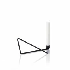 Billig ? Applicata Folded Kerzenhalter Medium - 22x8,5 Cm - Höhe 10 Cm - Black ? -Applicata-shop unnamed file 205