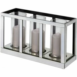 Budget ? Fink Living Fink DILARA Kerzenhalter - 3-flammig - 45x17x25 Cm - Klar ? -Applicata-shop unnamed file 224