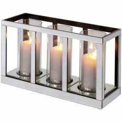 Budget ? Fink Living Fink DILARA Kerzenhalter - 3-flammig - 45x17x25 Cm - Klar ? -Applicata-shop unnamed file 225