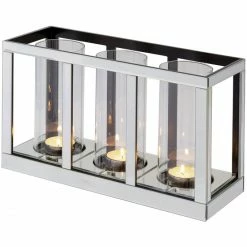 Budget ? Fink Living Fink DILARA Kerzenhalter - 3-flammig - 45x17x25 Cm - Klar ? -Applicata-shop unnamed file 227