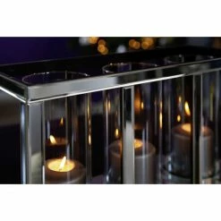 Budget ? Fink Living Fink DILARA Kerzenhalter - 3-flammig - 45x17x25 Cm - Klar ? -Applicata-shop unnamed file 230