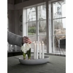 Blitzangebot ? Storefactory GULLHOLMEN Kerzenhalter - 33x22x6 Cm - Light Grey ? -Applicata-shop unnamed file 254