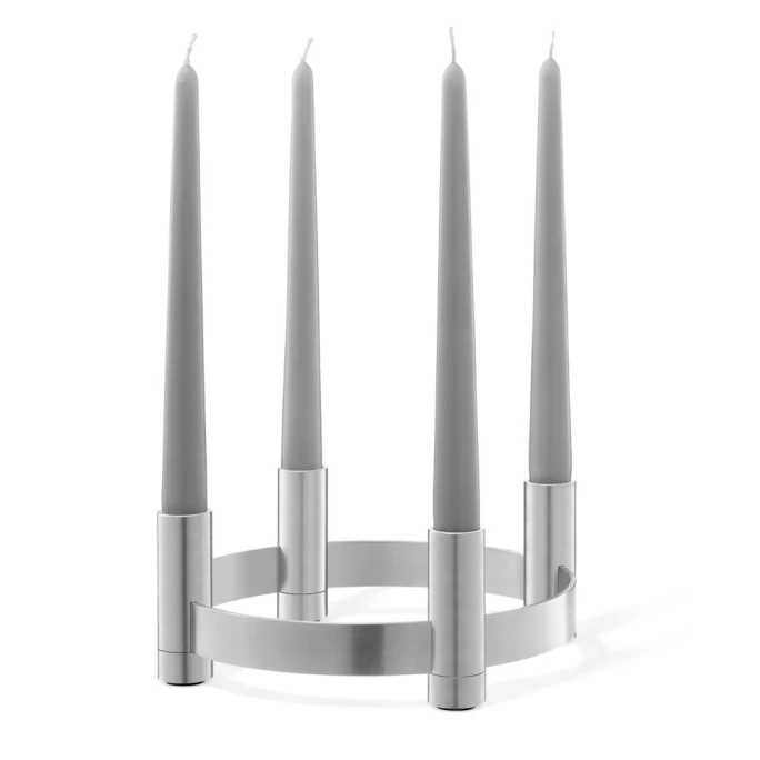 Top 10 ? ZACK LUMES Kerzenhalter - ø 21 Cm - Höhe: 8,5 Cm - Silber ? 1 Top 10 ? ZACK LUMES Kerzenhalter - ø 21 Cm - Höhe: 8,5 Cm - Silber ?