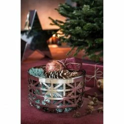 Aktion ? Fink Living Fink JORIS Windlicht-Kranz - Ø 30,5 Cm - Höhe 20 Cm - Silberfarben ✔️ -Applicata-shop unnamed file 272