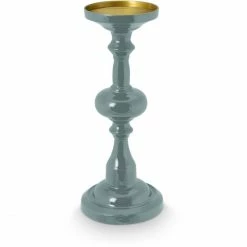 Rabatt ? Pip Studio Metal Kerzenhalter - Höhe 34 Cm - Blue ?