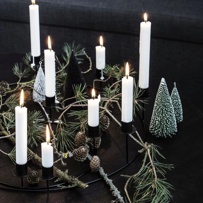 Aktion ? House Doctor Ring Kerzenständer - Ø 27 Cm - Höhe 11,5 Cm - Schwarz ? 4 Aktion ? House Doctor Ring Kerzenständer - Ø 27 Cm - Höhe 11,5 Cm - Schwarz ? – Bild 4