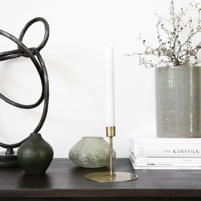 Angebote ? House Doctor Anit Kerzenständer - 13x12x13 Cm - Messing ? 2 Angebote ? House Doctor Anit Kerzenständer - 13x12x13 Cm - Messing ? – Bild 2