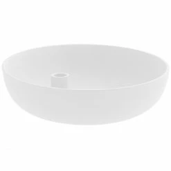 Auslauf ❤️ Storefactory LIDATORP Kerzenhalter XL - Ø 26 Cm - Höhe 7 Cm - White ?