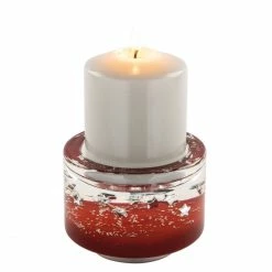 Blitzangebot ? Fink Living Fink ELORA Stumpenhalter - Ø 11 Cm - Höhe 8,5 Cm - Rot ? -Applicata-shop unnamed file 464