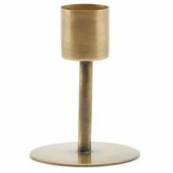 Angebote ? House Doctor Anit Kerzenständer Rund - Höhe 7 Cm - Ø 5 Cm - Messing ?