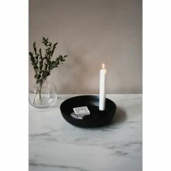 Neu ? Storefactory LIDATORP Kerzenhalter XL - Ø 26 Cm - Höhe 7 Cm - Glossy Black ? -Applicata-shop unnamed file 47