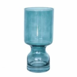 Neu ? Urban Nature Culture Boogie Nights Kerzenhalter - Höhe 21 Cm - Ø 10 Cm - Silver Pine ⭐