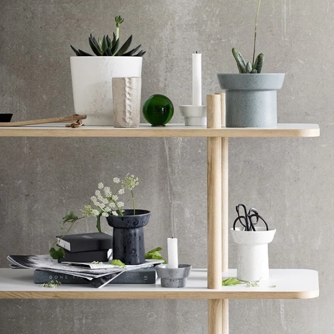 Großhandel ? Kähler Design Kähler Ombria Kerzenleuchter Für Blockkerzen - Ø 7,5 Cm - Höhe 5 Cm - Moonlight Blue ? 3 Großhandel ? Kähler Design Kähler Ombria Kerzenleuchter Für Blockkerzen - Ø 7,5 Cm - Höhe 5 Cm - Moonlight Blue ? – Bild 3