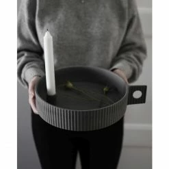 Bestes Angebot ? Storefactory LIDABY Kerzenhalter Large - Ø 31 Cm - Höhe 6 Cm - Dark Grey ❤️ -Applicata-shop unnamed file 562