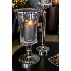 Coupon ? Fink Living Fink FARET Kerzenhalter - Ø 13 Cm - Höhe 60 Cm - Silberfarben ? -Applicata-shop unnamed file 582