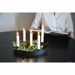 Besorgen ⭐ Storefactory SUND MAGNETIC Kerzenhalter Rund - Ø 31 Cm - Höhe 4 Cm - Black ? -Applicata-shop unnamed file 590