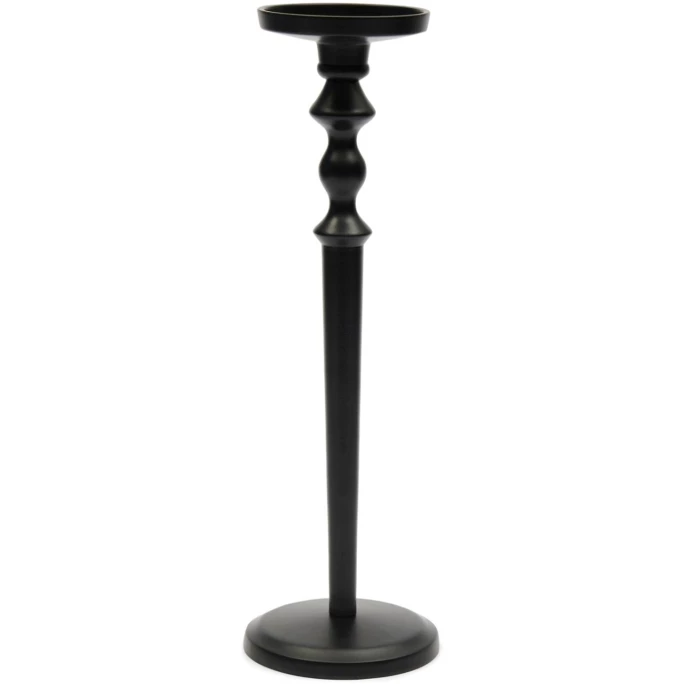 Auslauf ? Riviera Maison Rivièra Maison Warrington Kerzenhalter - Ø 11 Cm - Höhe 36 Cm - Schwarz ⌛ 1 Auslauf ? Riviera Maison Rivièra Maison Warrington Kerzenhalter - Ø 11 Cm - Höhe 36 Cm - Schwarz ⌛