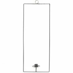 Rabatt ? Storefactory TORPA Hängender Kerzenhalter - 20x50 Cm - Dark Grey ?