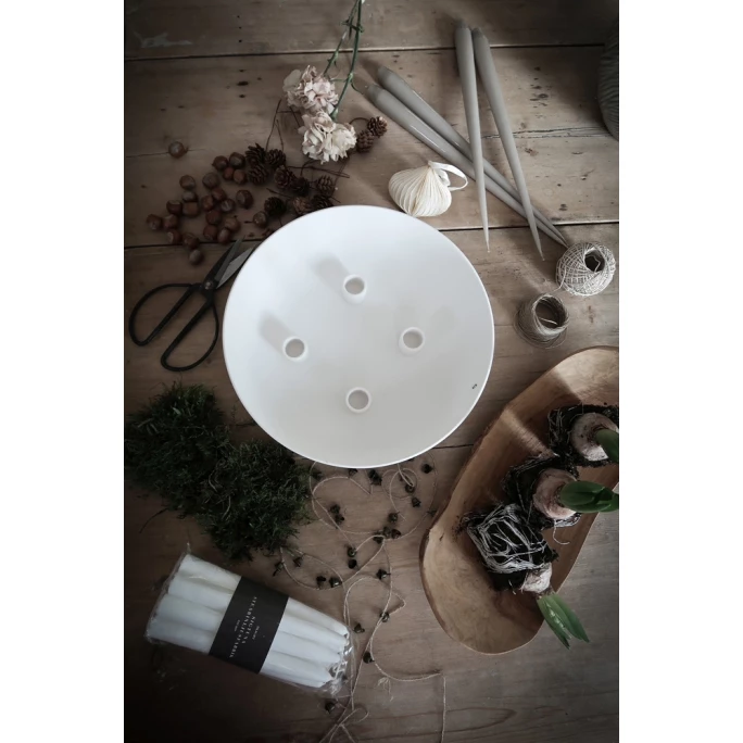 Billig ? Storefactory GRANHOLMEN Kerzenhalter XXL - Ø 29 Cm - Höhe 8 Cm - White ? 2 Billig ? Storefactory GRANHOLMEN Kerzenhalter XXL - Ø 29 Cm - Höhe 8 Cm - White ? – Bild 2