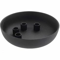 Bester Verkauf ? Storefactory KVISTBRO Kerzenhalter - Ø 27 Cm - Höhe 7 Cm - Glossy Black ?