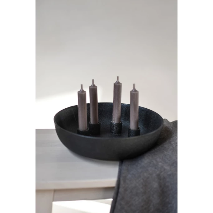 Bester Verkauf ? Storefactory KVISTBRO Kerzenhalter - Ø 27 Cm - Höhe 7 Cm - Glossy Black ? 3 Bester Verkauf ? Storefactory KVISTBRO Kerzenhalter - Ø 27 Cm - Höhe 7 Cm - Glossy Black ? – Bild 3