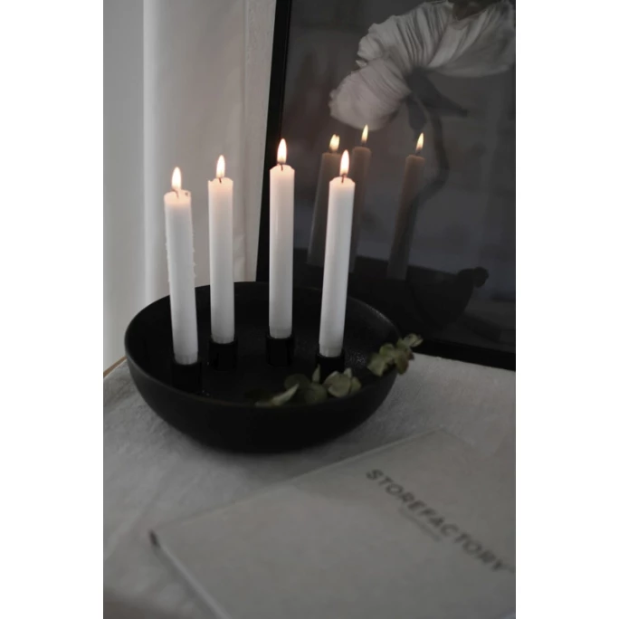 Bester Verkauf ? Storefactory KVISTBRO Kerzenhalter - Ø 27 Cm - Höhe 7 Cm - Glossy Black ? 4 Bester Verkauf ? Storefactory KVISTBRO Kerzenhalter - Ø 27 Cm - Höhe 7 Cm - Glossy Black ? – Bild 4