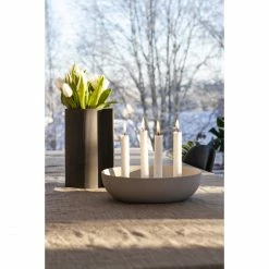 Neu ✨ Storefactory GRANHOLMEN Kerzenhalter XXL - Ø 29 Cm - Höhe 8 Cm - Light Grey ? -Applicata-shop unnamed file 680