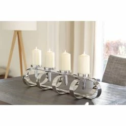 Bester Verkauf ? Fink Living Fink Gorden Kerzenleuchter Lang - 18x85x27 Cm - Vernickelt ✔️ -Applicata-shop unnamed file 70