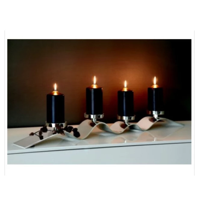 Am billigsten ? Fink Living Fink Wave Kerzenhalter - L 105 Cm - Silberfarben / Vernickelt ? 2 Am billigsten ? Fink Living Fink Wave Kerzenhalter - L 105 Cm - Silberfarben / Vernickelt ? – Bild 2