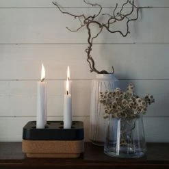 Top 10 ❤️ Born In Sweden Stumpastaken Fyran Kerzenhalter - Höhe 4 Cm - Tiefe 16 Cm - Länge 16 Cm - Black ? -Applicata-shop unnamed file 743